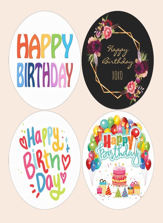 SLGIFT ملصقات فينيل بتصميم عيد ميلاد سعيد من SLGIFT، ملصقات فينيل ذاتية اللصق، 40 قطعة، ملصقات دائرية 2 × 2 بوصة، 4 تصاميم فريدة، 195 ريال سعودي - Image 2